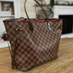 Louis Vuitton Neverfull MM Damier Ebene in Brown